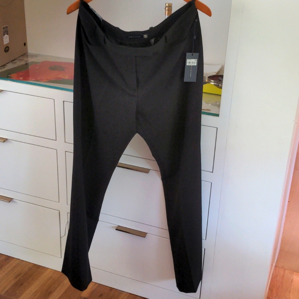 Tommy Hilfiger black Princeton Bootcut trousers